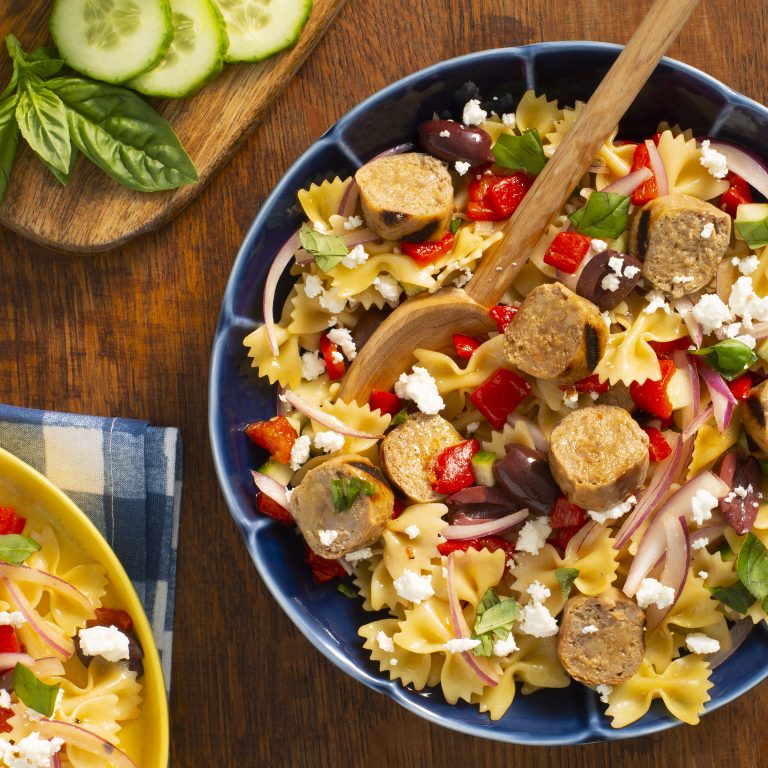 Italian Sausage Pasta Salad - Maple Lodge Farms