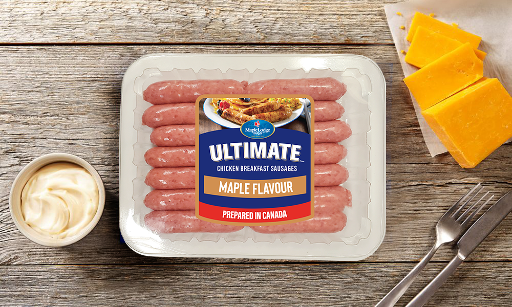 ULTIMATE – Maple Chicken Breakfast Sausages