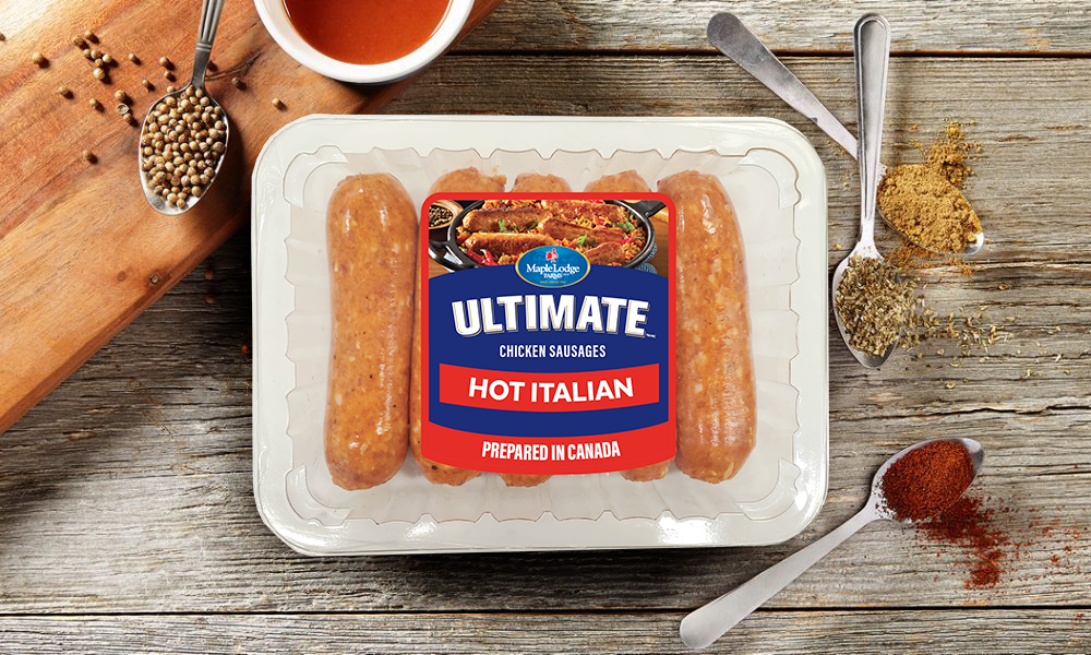 ULTIMATE Hot Italian Chicken Dinner Sausages