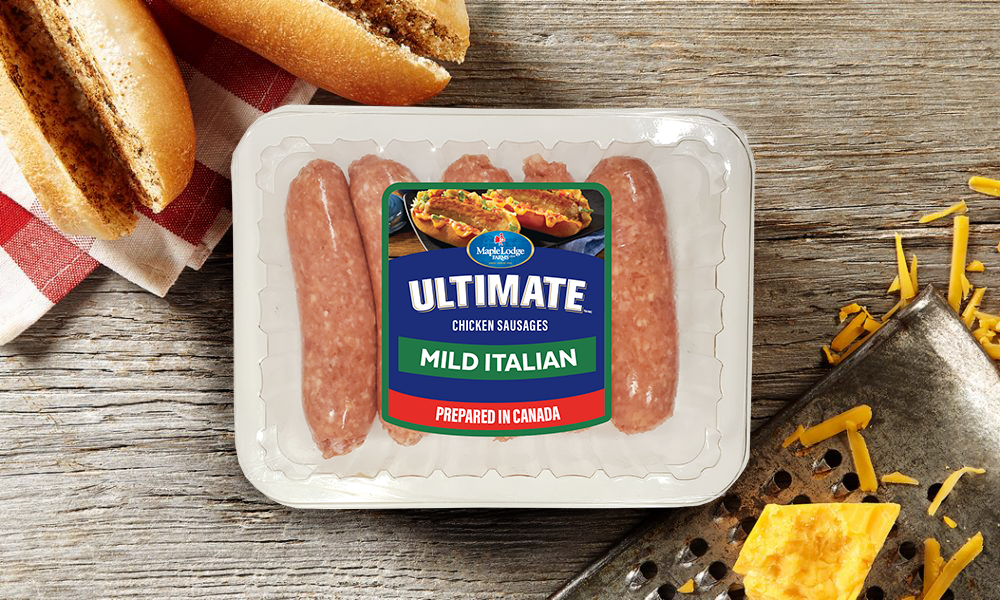 ULTIMATE – Mild Italian Chicken Dinner Sausages